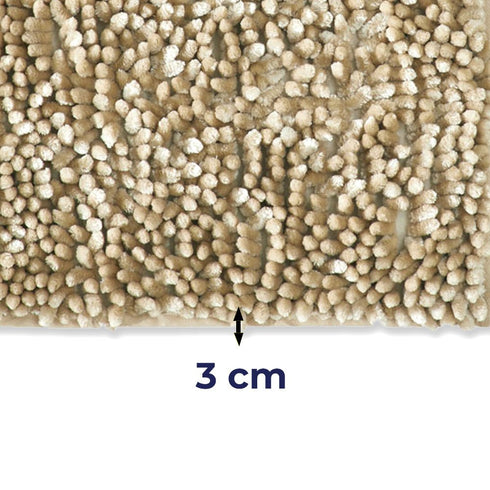 Glaze Beige Bathmat (Pack of 2)